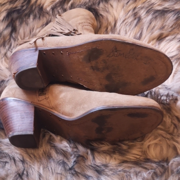 Sam Edelman Louie Fringe Ankle Booties - Picture 4 of 6